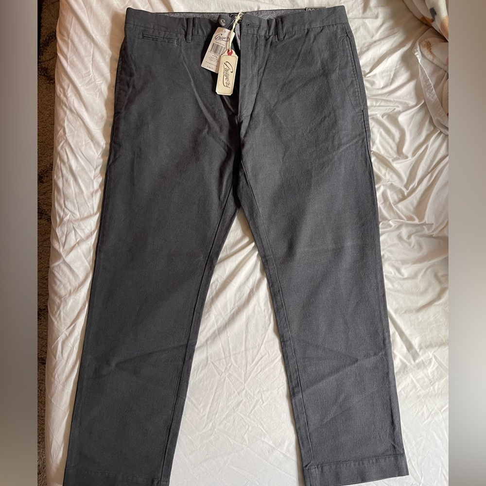Grayers Charcoal Burton Stretch Dobby Pants size 36x30